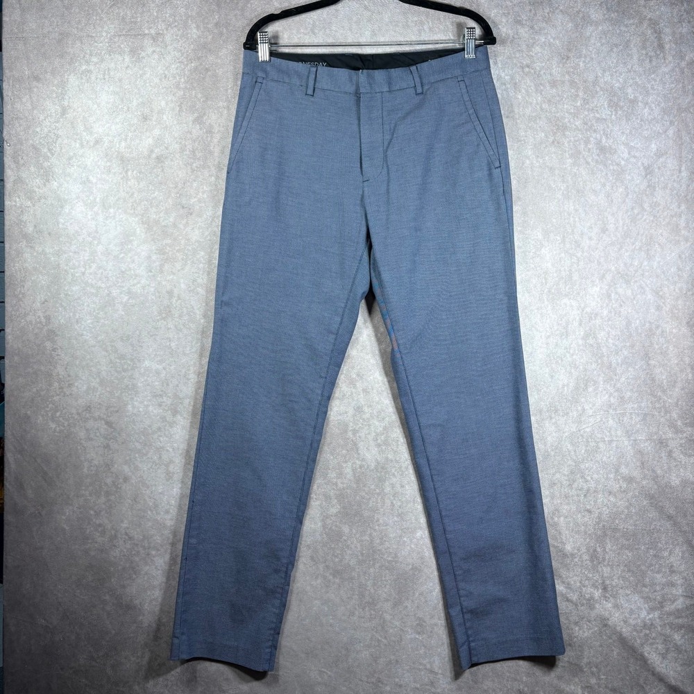 Bonobos Wednesday Pants Mens Size 32X32 Blue Chino Trousers Business Office